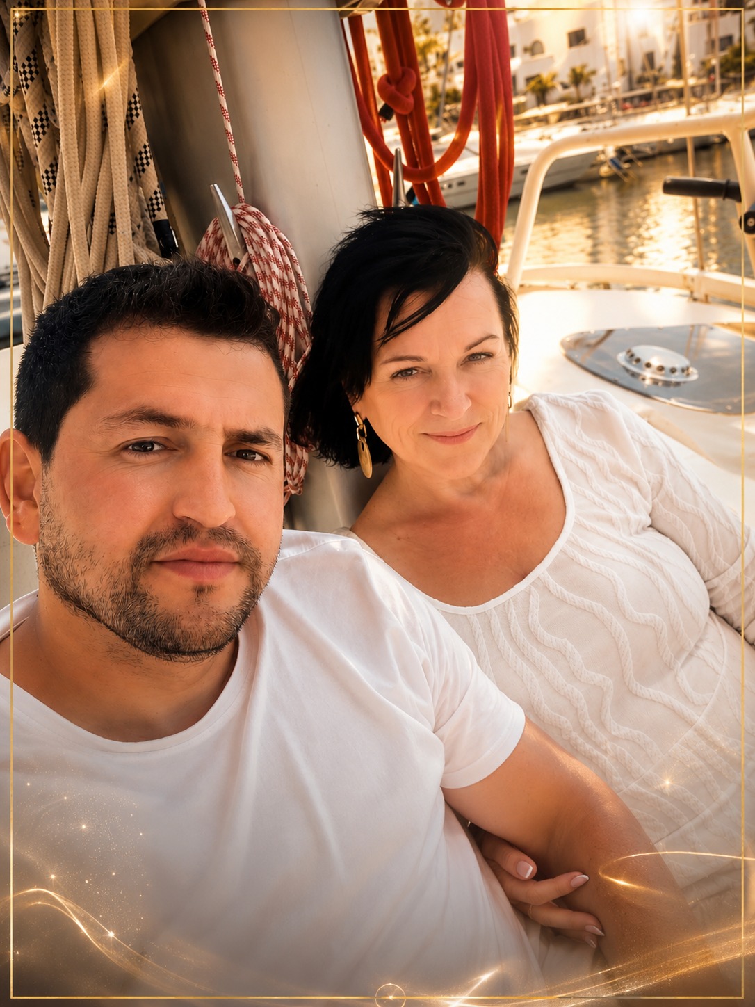 Cindy and Fares creating together
